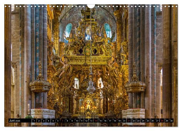 Produktbild: Santiago de Compostela - Ziel einer Pilgerreise (Wandkalender 2026 DIN A3 quer), CALVENDO Monatskalender