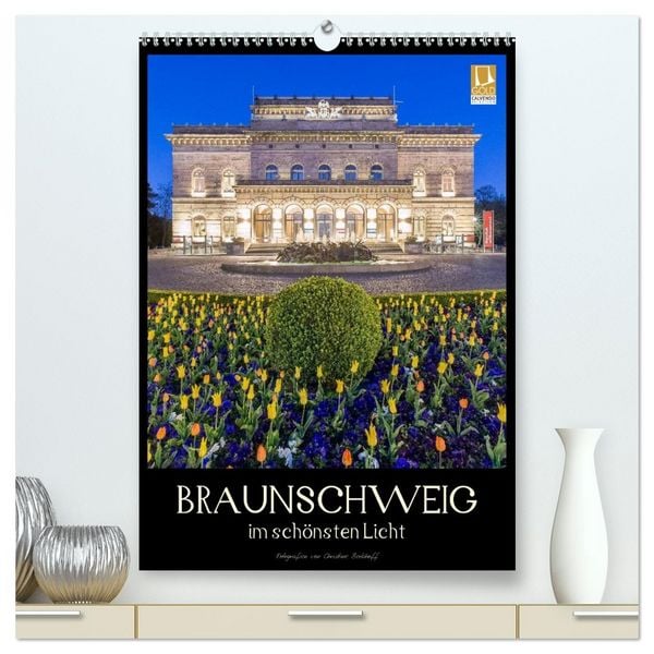 Produktbild: Braunschweig im sch&ouml;nsten Licht (hochwertiger Premium Wandkalender 2026 DIN A2 hoch), Kunstdruck in Hochglanz