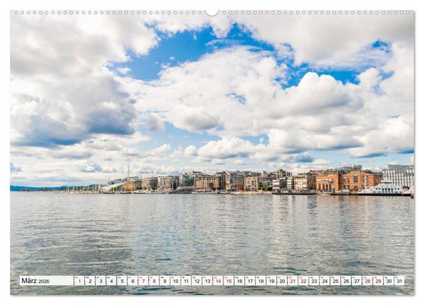 Produktbild: Zauberhaftes Oslo (Wandkalender 2026 DIN A2 quer), CALVENDO Monatskalender