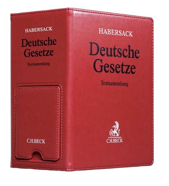 Deutsche Gesetze Premium-Ordner 100 mm in Lederoptik mit integrierter Buchstütze, Sonstige von , C.H. Beck, 978-3-406-78595-5
