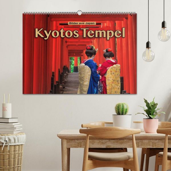 Produktbild: Kyotos Tempel - Bilder aus Japan (Wandkalender 2026 DIN A2 quer), CALVENDO Monatskalender