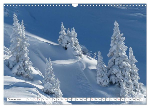 Produktbild: Winterm&auml;rchen Landschaften im Schnee (Wandkalender 2026 DIN A3 quer), CALVENDO Monatskalender