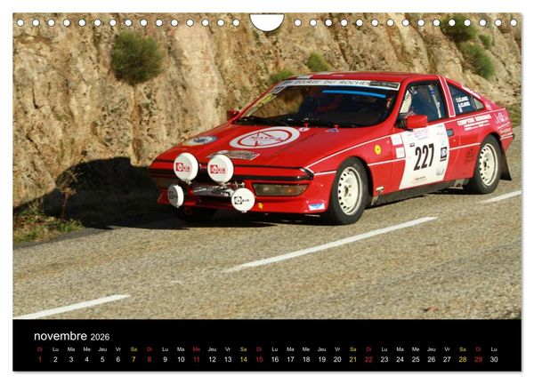 Produktbild: Rallye Vieilles Voitures (Calendrier mural 2026 DIN A4 vertical), CALVENDO calendrier mensuel