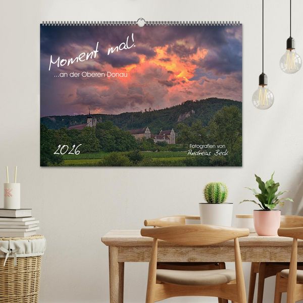 Produktbild: Moment mal! an der Oberen Donau (Wandkalender 2026 DIN A2 quer), CALVENDO Monatskalender