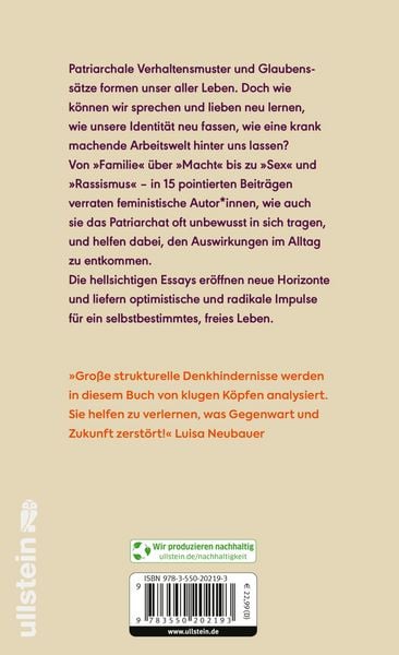Produktbild: Unlearn Patriarchy