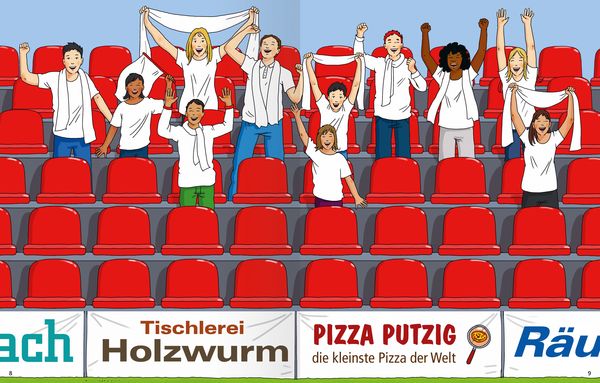 Produktbild: Mein Ausmalstickerbuch - Fu&szlig;ball