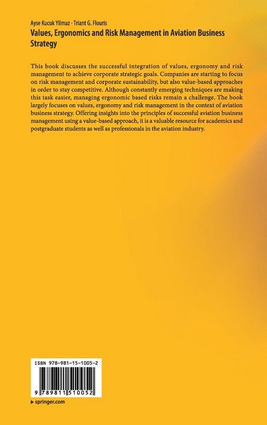 Produktbild: Values, Ergonomics and Risk Management in Aviation Business Strategy