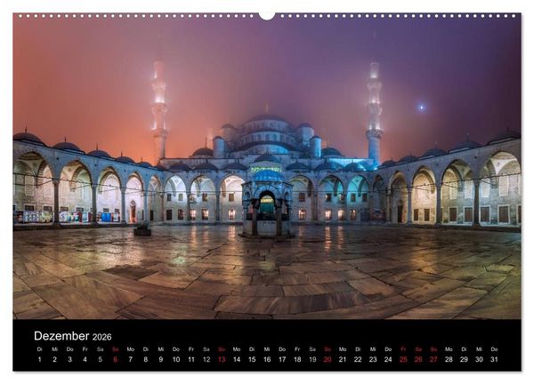 Produktbild: Istanbul - Stadt am Bosporus (Wandkalender 2026 DIN A2 quer), CALVENDO Monatskalender