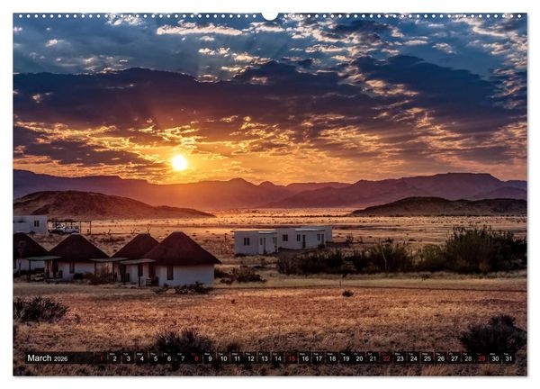 Produktbild: Namibia - Colours and Light (High Quality Premium Wall Calendar 2026 DIN A2 landscape),CALVENDO 12 Month Wall Calendar