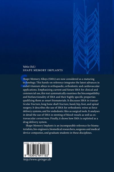 Produktbild: Shape Memory Implants