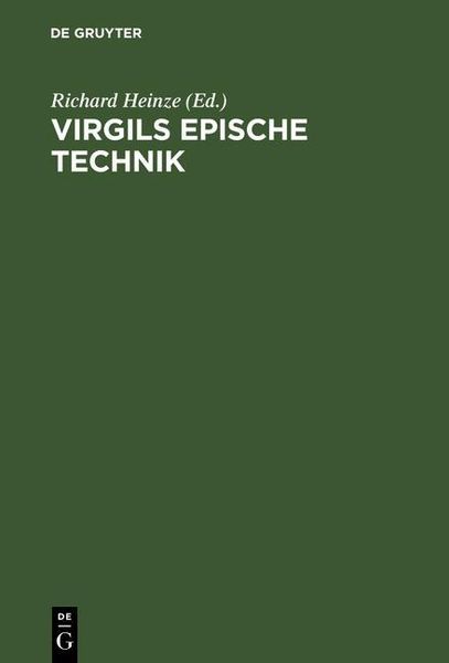 Produktbild: Virgils epische Technik