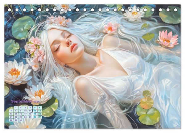 Produktbild: Verspieltheit und Harmonie (Tischkalender 2026 DIN A5 quer), CALVENDO Monatskalender