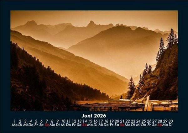 Produktbild: Landschaftskalender 2026 Fotokalender DIN A5