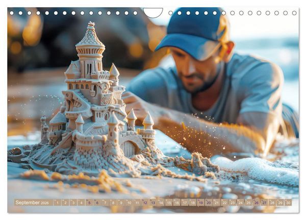 Produktbild: Sandkunstwerke - Einfach faszinierend (Wandkalender 2026 DIN A4 quer), CALVENDO Monatskalender