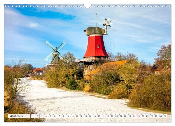 Produktbild: An der Nordsee, Urlaub im Norden Deutschlands (Wandkalender 2026 DIN A3 quer), CALVENDO Monatskalender