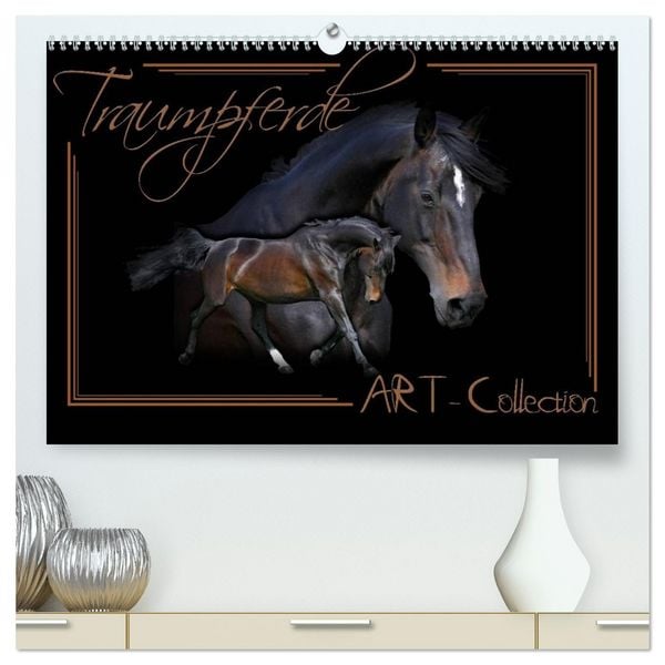 Produktbild: Traumpferde-ART-Collection (hochwertiger Premium Wandkalender 2026 DIN A2 quer), Kunstdruck in Hochglanz