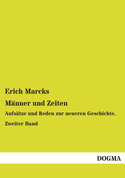 Produktbild: M&auml;nner und Zeiten