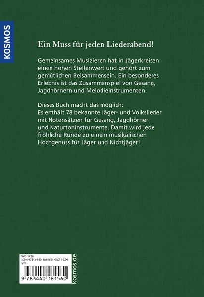 Produktbild: Die sch&ouml;nsten J&auml;ger- und Volkslieder