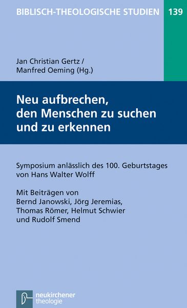 Produktbild: Neu aufbrechen, den Menschen zu suchen und zu erkennen