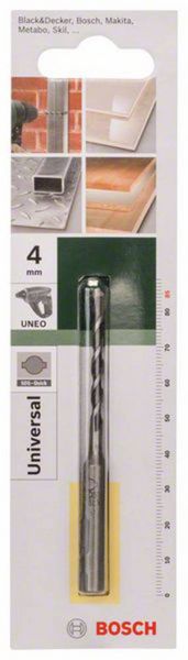 Produktbild: Bosch Accessories 2609256910 Mehrzweckbohrer 4mm Gesamtl&auml;nge 85mm SDS-Quick 1St.