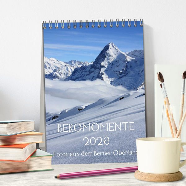 Produktbild: Bergmomente (Tischkalender 2026 DIN A5 hoch), CALVENDO Monatskalender