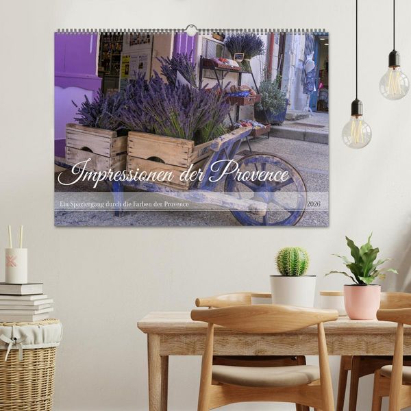 Produktbild: Impressionen der Provence (Wandkalender 2026 DIN A2 quer), CALVENDO Monatskalender