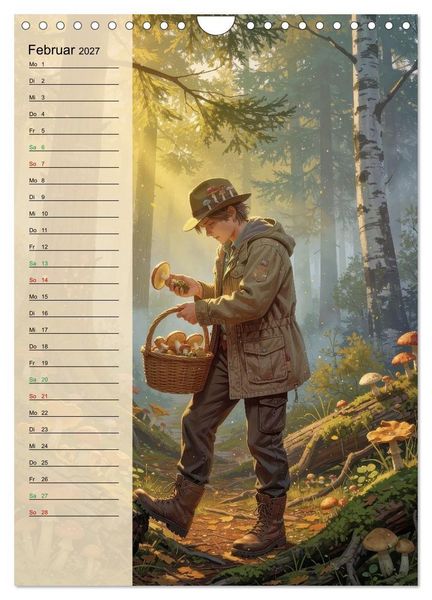Produktbild: Pilze wie im M&auml;rchen (Wandkalender 2027 DIN A4 hoch), CALVENDO Monatskalender