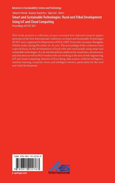 Produktbild: Smart and Sustainable Technologies: Rural and Tribal Development Using IoT and Cloud Computing