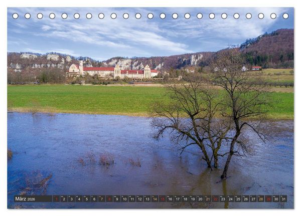 Produktbild: Gro&szlig;e Landschaft Obere Donau (Tischkalender 2026 DIN A5 quer), CALVENDO Monatskalender