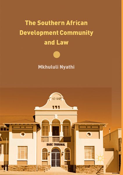 Produktbild: The Southern African Development Community and Law