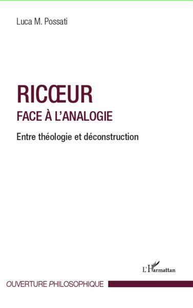 Produktbild: Ricoeur face A l'analogie - entre theologie et deconstructio
