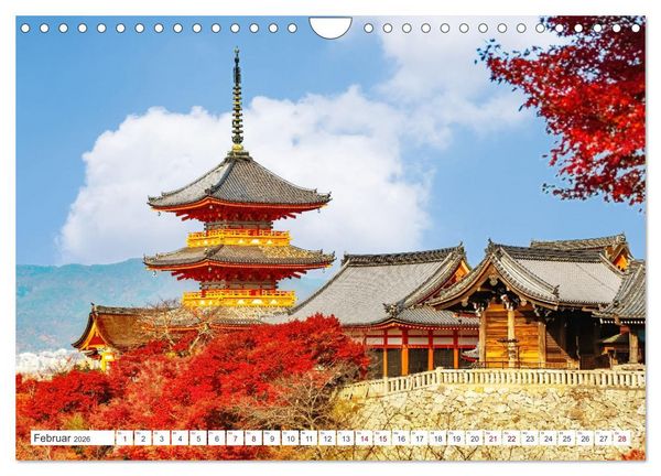 Produktbild: Herbst in Japan (Wandkalender 2026 DIN A4 quer), CALVENDO Monatskalender