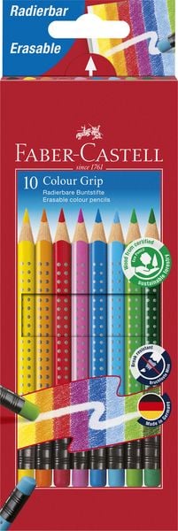 Produktbild: Faber-Castell Buntstifte Colour Grip, 10er Set