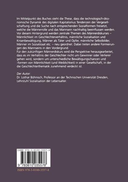 Produktbild: Die Entgrenzung der M&auml;nnlichkeit