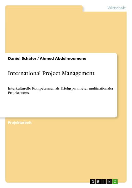 Produktbild: International Project Management