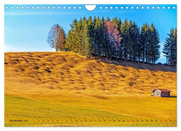 Produktbild: Die Buckelwiesen im Oberen Isartal (Wandkalender 2026 DIN A4 quer), CALVENDO Monatskalender