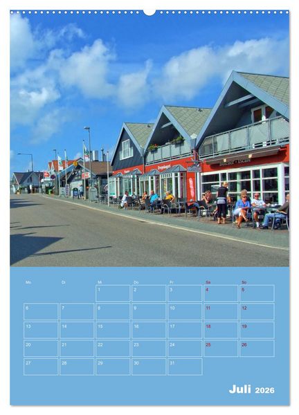 Produktbild: Nordseereise &ndash; J&uuml;tland in D&auml;nemark &ndash; Von Blavand bis Henne Strand (Wandkalender 2026 DIN A2 hoch), CALVENDO Monatskalender