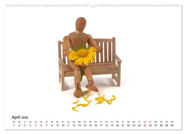 Produktbild: Und immer wieder mit Liebe (Wandkalender 2026 DIN A2 quer), CALVENDO Monatskalender