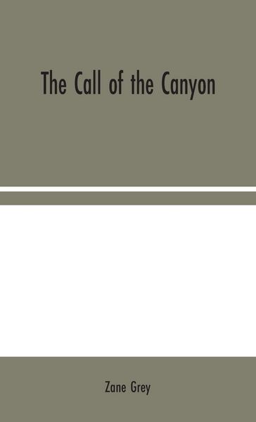 Produktbild: The Call of the Canyon
