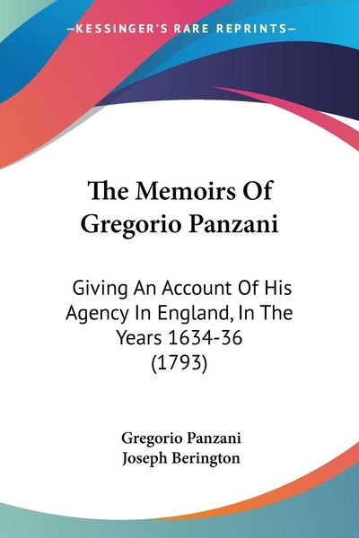 Produktbild: The Memoirs Of Gregorio Panzani