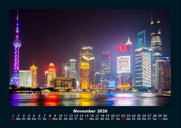 Produktbild: St&auml;dte der Welt 2026 Fotokalender DIN A4