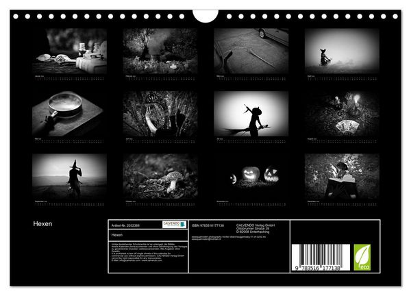 Produktbild: Hexen (Wandkalender 2026 DIN A4 quer), CALVENDO Monatskalender