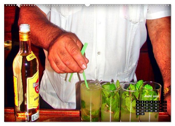 Produktbild: Mojito und mehr - CUBA COCKTAILS (Wandkalender 2026 DIN A2 quer), CALVENDO Monatskalender