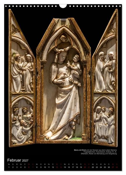 Produktbild: Maria - Mutter Gottes (Wandkalender 2027 DIN A3 hoch), CALVENDO Monatskalender