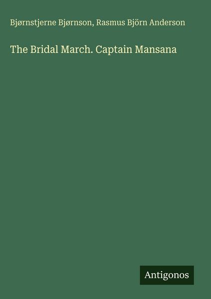 Produktbild: The Bridal March. Captain Mansana