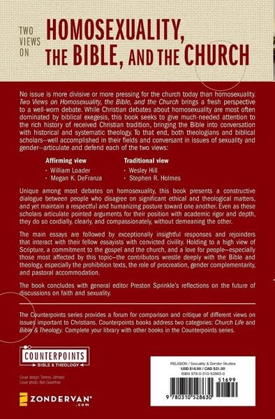 Produktbild: The Two Views on Homosexuality, the Bible, and the Church