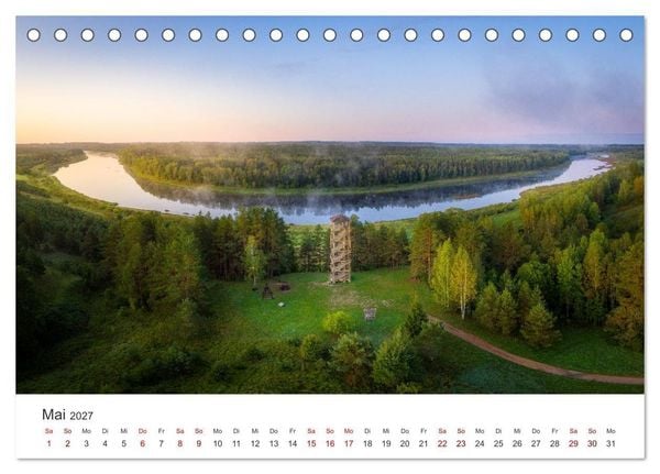 Produktbild: Fernweh Kalender (Tischkalender 2027 DIN A5 quer), CALVENDO Monatskalender