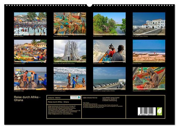 Produktbild: Reise durch Afrika - Ghana (hochwertiger Premium Wandkalender 2026 DIN A2 quer), Kunstdruck in Hochglanz