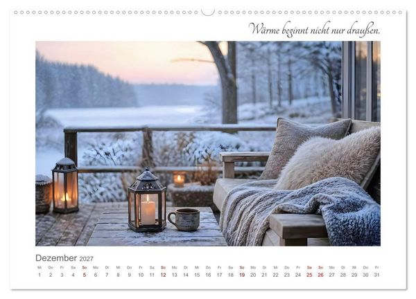 Produktbild: Dort, wo es leiser wird - Zw&ouml;lf Orte zum Ankommen, Durchatmen und Verweilen (Wandkalender 2027 DIN A2 quer), CALVENDO Monatskalender