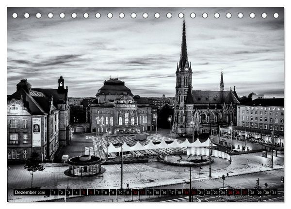 Produktbild: Ein Blick auf Chemnitz (Tischkalender 2026 DIN A5 quer), CALVENDO Monatskalender
